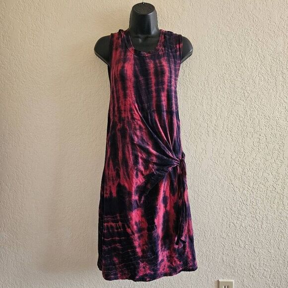 Sundry Tie Dye Side Tie Dress - Picture 1 of 6